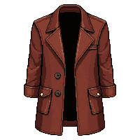 leather duster coat  pristine tailored