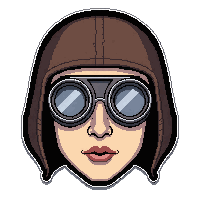 monocle magnifying  pilot windswept