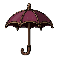 parasol umbrella  inventor spark burned