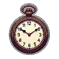 pocket watch chain  explorer weathered
