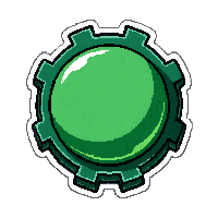ring cog tooth  emerald green velvet