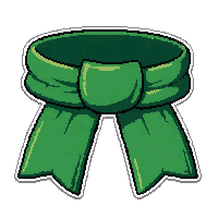 sash utility belt  emerald green velvet