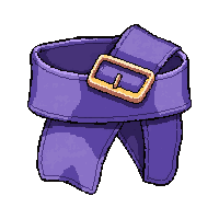 sash utility belt  royal purple satin