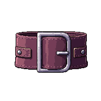 sash utility belt  silver buckle clasp