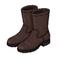spats shoe covers  chocolate brown suede