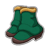 spats shoe covers  emerald green velvet