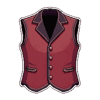 waistcoat embroidered  collector mint condition