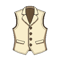 waistcoat embroidered  cream white linen