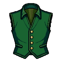 waistcoat embroidered  emerald green velvet