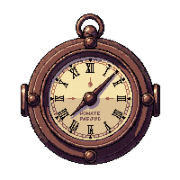 clockwork compass  oversized comical