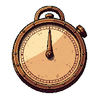 clockwork compass  worn antique aged