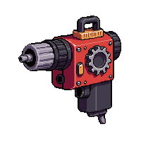 gear powered drill  compact pocket sized