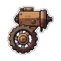 gear powered drill  damaged but ticking