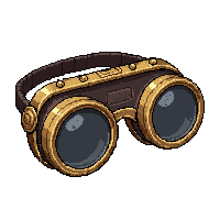 goggles multi lens  polished brass gold