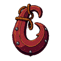 grapple hook steam  damaged but ticking