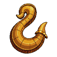 grapple hook steam  polished brass gold