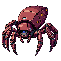 mechanical spider bot  industrial heavy