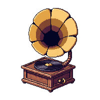 phonograph music box  damaged but ticking