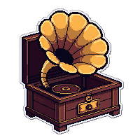 phonograph music box  electric sparking
