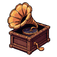 phonograph music box  factory new shiny