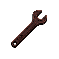 pipe wrench tool  iron cast dark