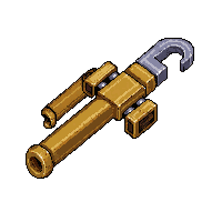 pipe wrench tool  polished brass gold