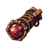 pneumatic arm brace  crystal powered gem
