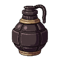 steam grenade bomb  compact pocket sized