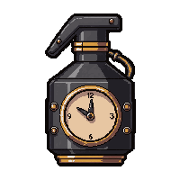 steam grenade bomb  ticking clockwork