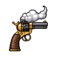 steam pistol flintlock  steam venting active