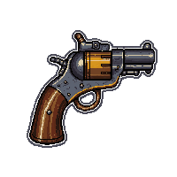 steam pistol flintlock  ticking clockwork
