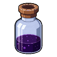 syringe aether fluid  iron cast dark