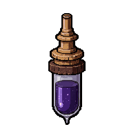 syringe aether fluid  leather and wood