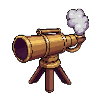 telescope brass  coal fired smoking