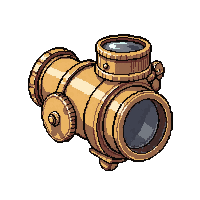 telescope brass  compact pocket sized