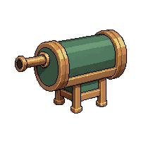 telescope brass  copper patina green