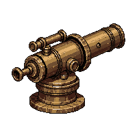 telescope brass  damaged but ticking