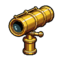 telescope brass  polished brass gold