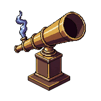 telescope brass  steam venting active