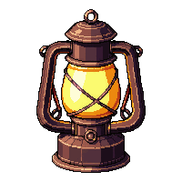 tesla lantern light  gear covered ornate