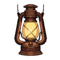 tesla lantern light  leather and wood