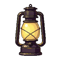 tesla lantern light  worn antique aged