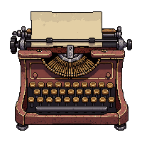 typewriter keyboard  victorian ornate