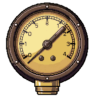 valve pressure gauge  coal fired smoking