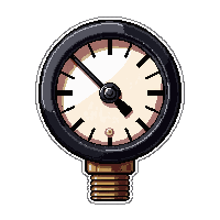valve pressure gauge  compact pocket sized