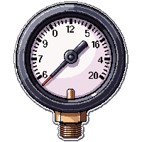 valve pressure gauge  electric sparking