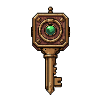 wind up key large  modified jury rigged