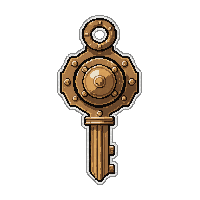 wind up key large  oversized comical