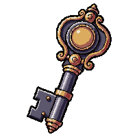 wind up key large  victorian ornate