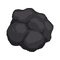 coal charcoal lump  bundled tied together